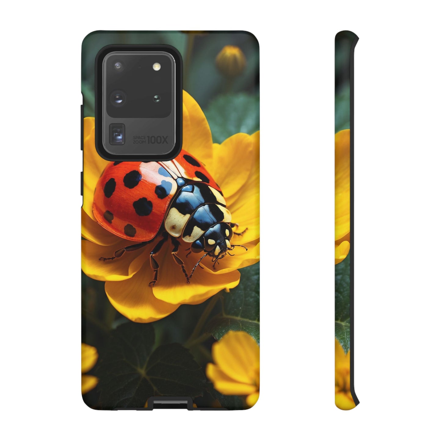 Golden Blooms & Ladybug Charm - Samsung Galaxy Case