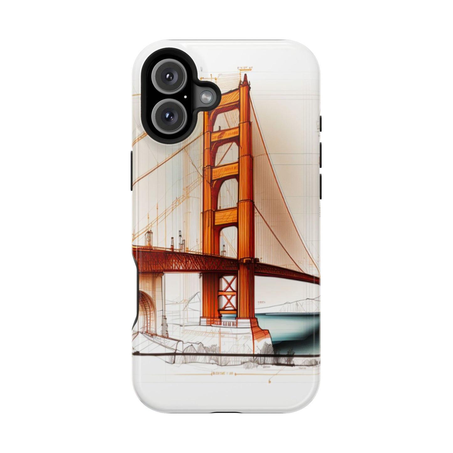 Golden Gate Bridge MagSafe iPhone Case - San Francisco Landmark