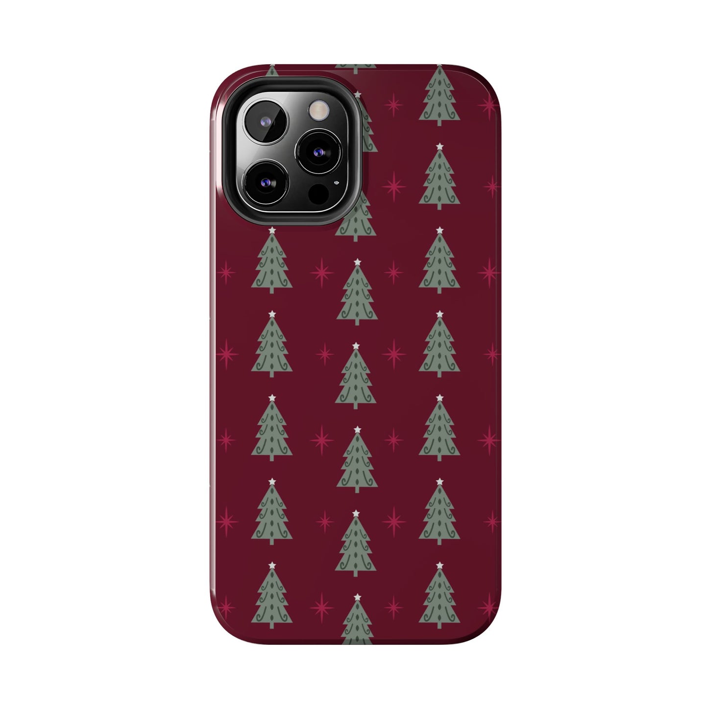 Retro Christmas Tree Pattern – iPhone Series Case