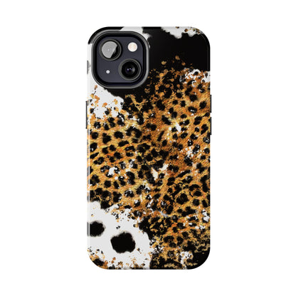 Bold Leopard Ink Splash - iPhone Series Case