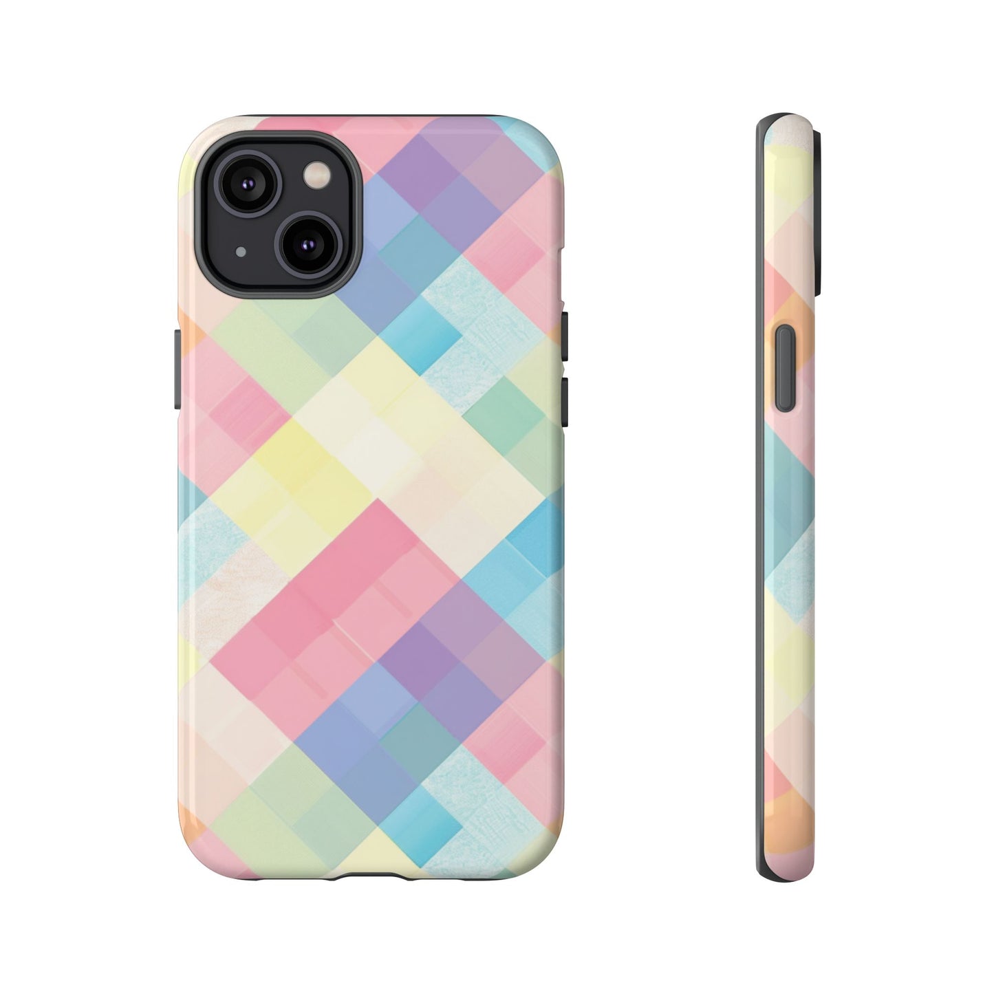 Spring Sonata Pastel Plaid Case