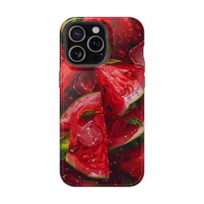 Juicy Watermelon MagSafe iPhone Case – Refreshing Summer Vibes, Dual-Layer Protection