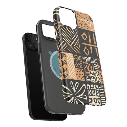 Tribal Geo-Pattern MagSafe Case – Bold Ethnic Design