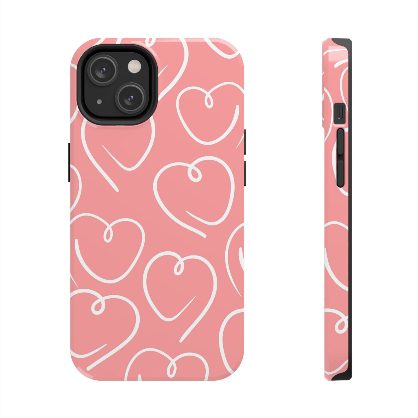 Happy Hearts iPhone Case