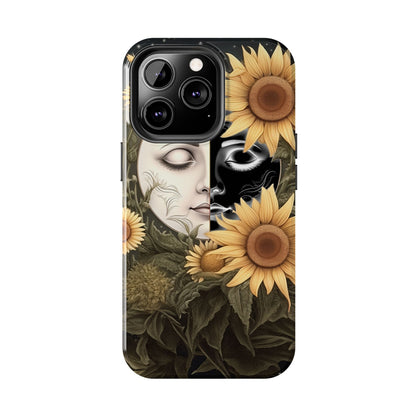 Sunflower Moon and Stars iPhone Case – Ethereal Art