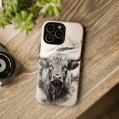 Western Highland Cow Case | Durable Farmhouse Design - BOGO Cases