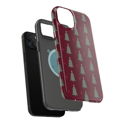 Retro Christmas Tree Pattern – MagSafe iPhone Series Case