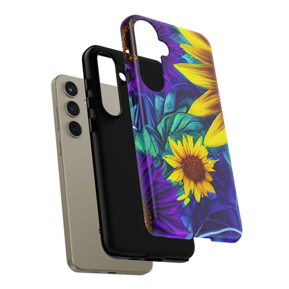 Purple & Gold Sunflower Dream - Samsung Galaxy Series Case