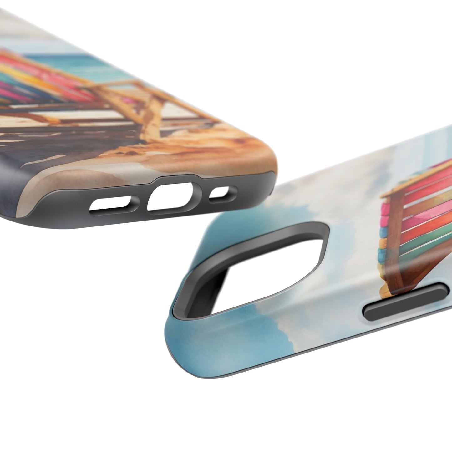 Vibrant Beach Escape MagSafe iPhone Case – Summer Vibes Design