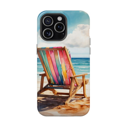 Vibrant Beach Escape MagSafe iPhone Case – Summer Vibes Design