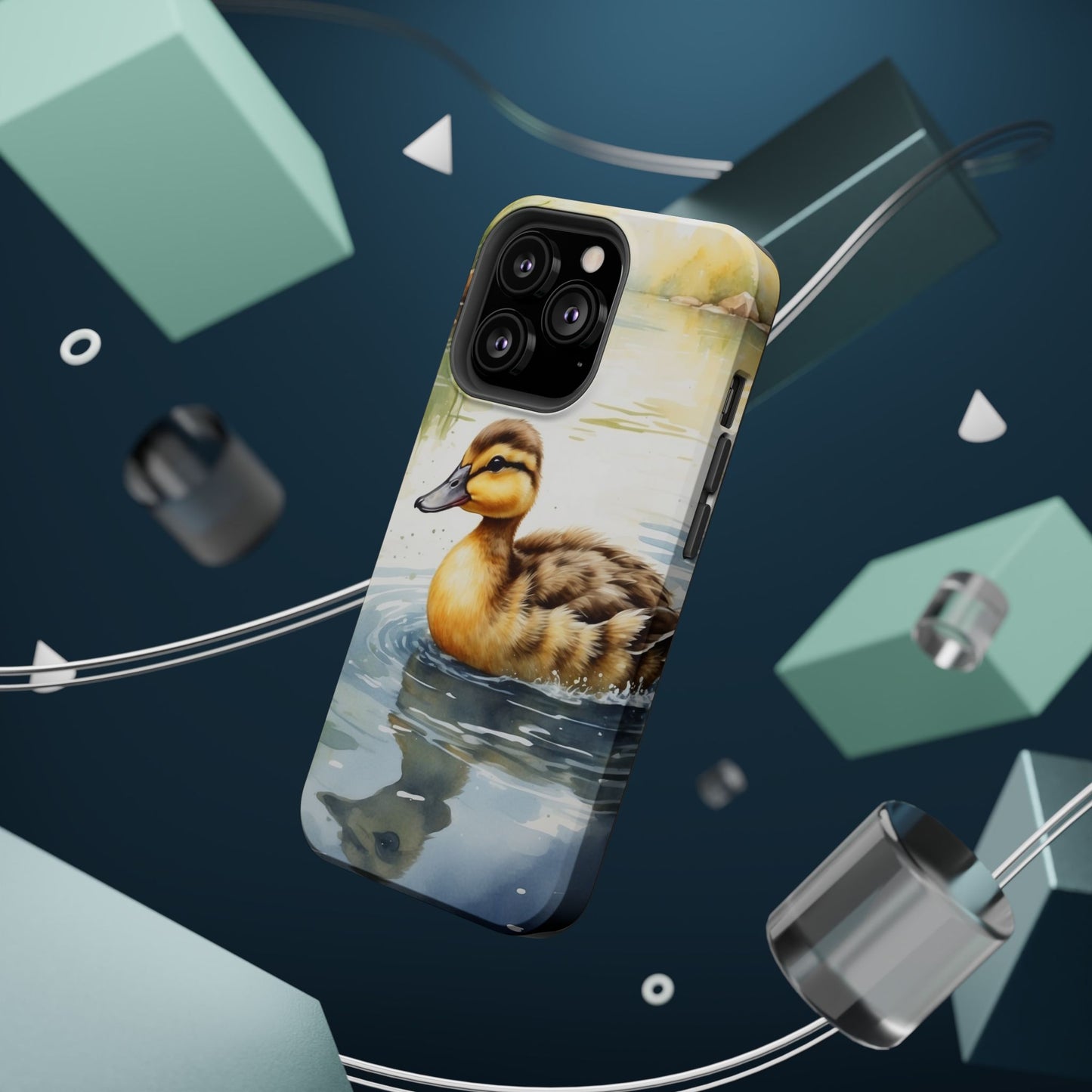 Graceful Duck Reflection – MagSafe iPhone Case