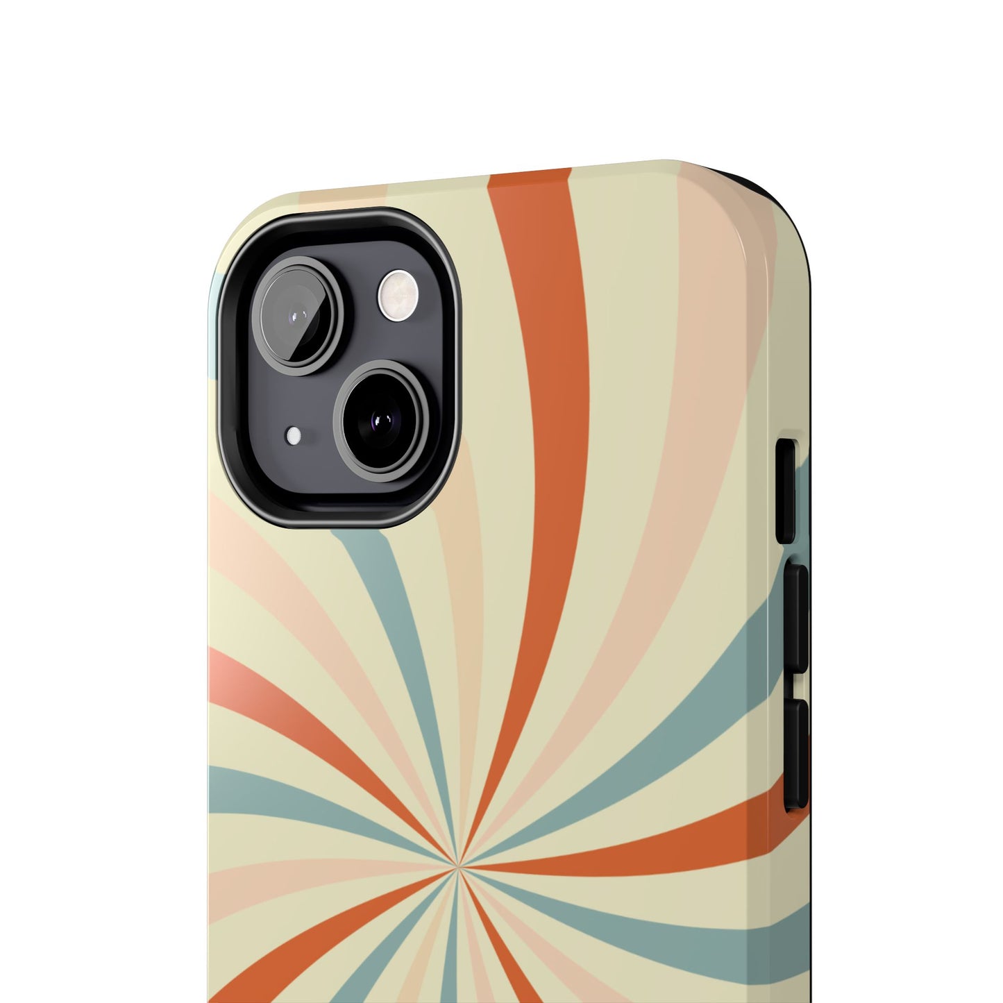 Retro Swirl iPhone Case – Durable, Vintage-Inspired Design with Dual-Layer Protection