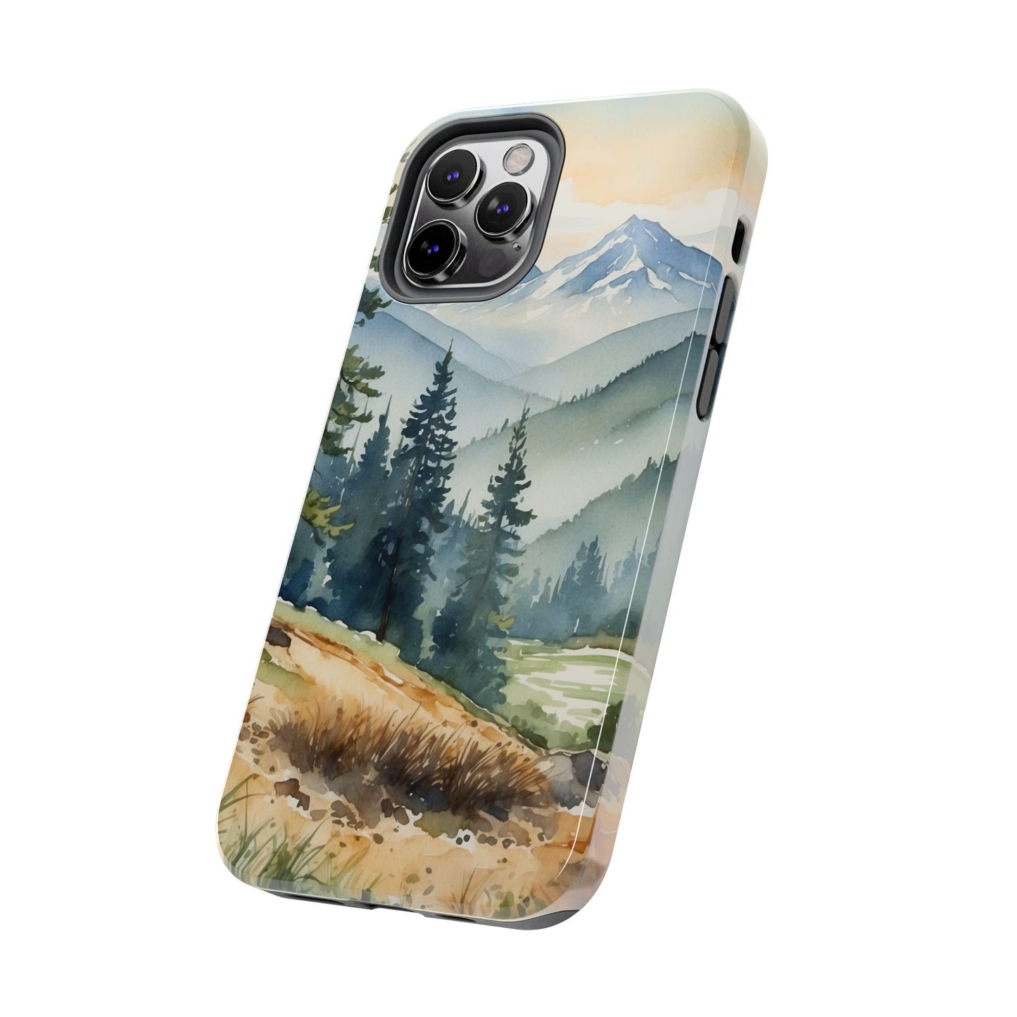 Tranquil Mountain Escape - iPhone Case