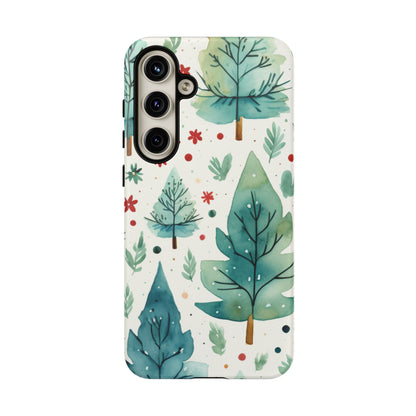 Watercolor Winter Forest -  Samsung Galaxy Series Case