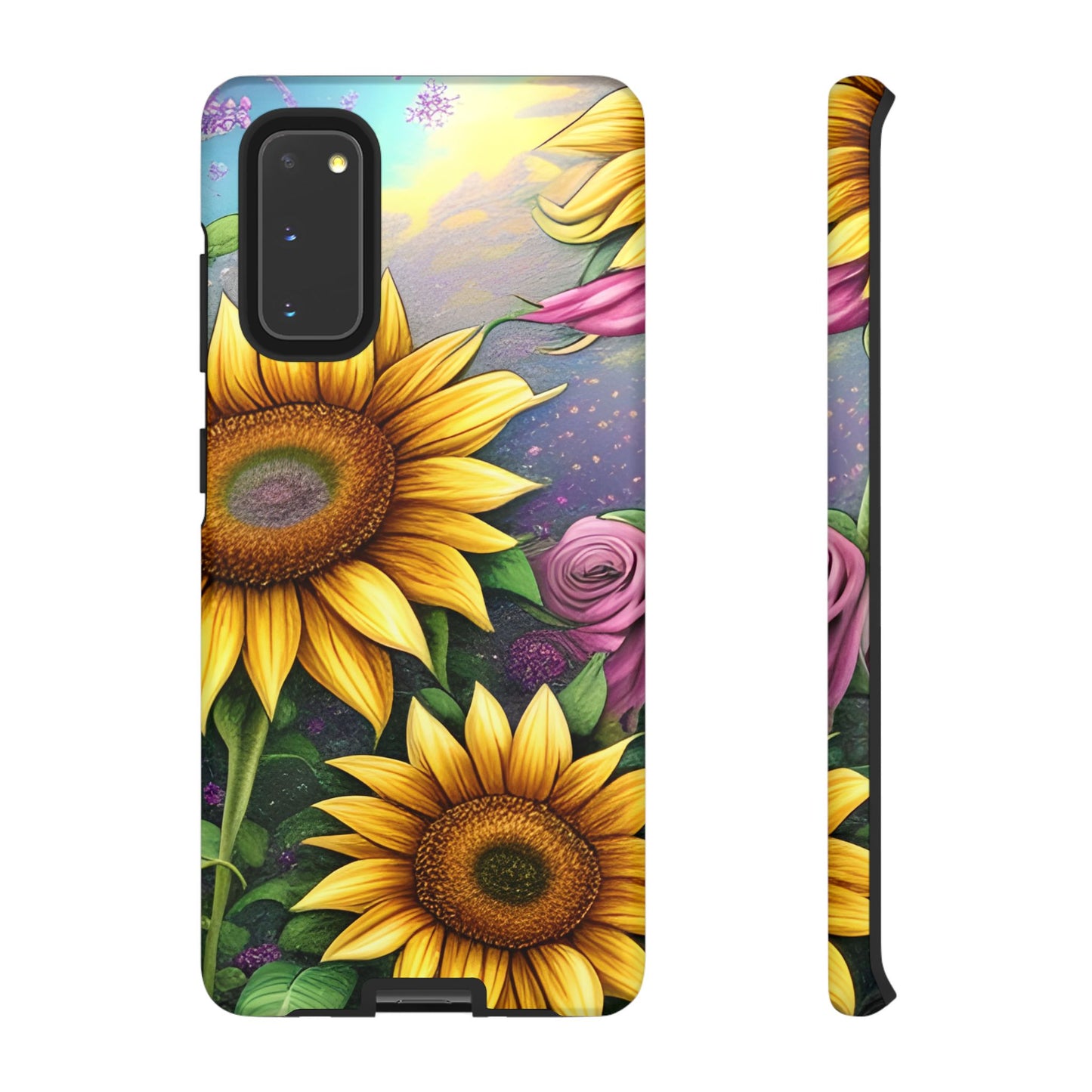 Whimsical Sunflower & Rose Garden - Samsung Galaxy Series Case