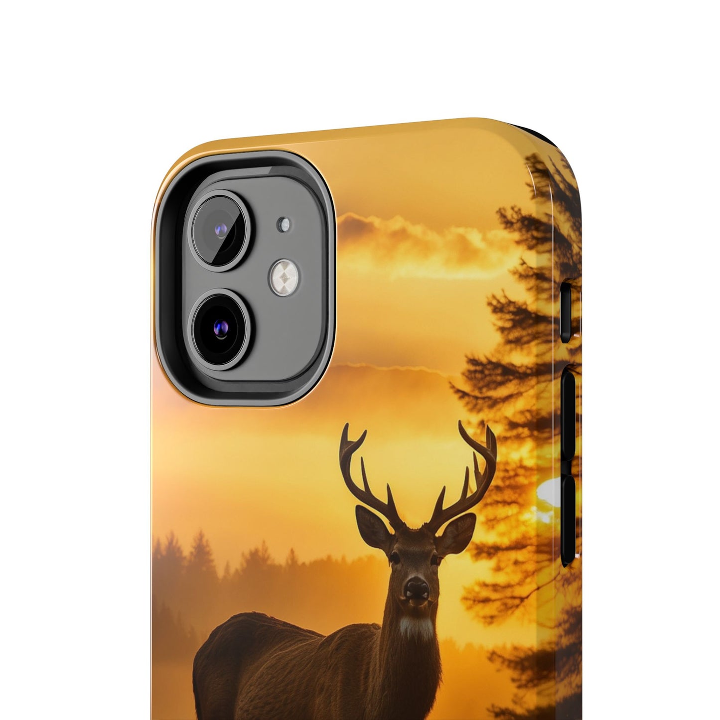 Sunset Majesty: Regal Stag – iPhone Case