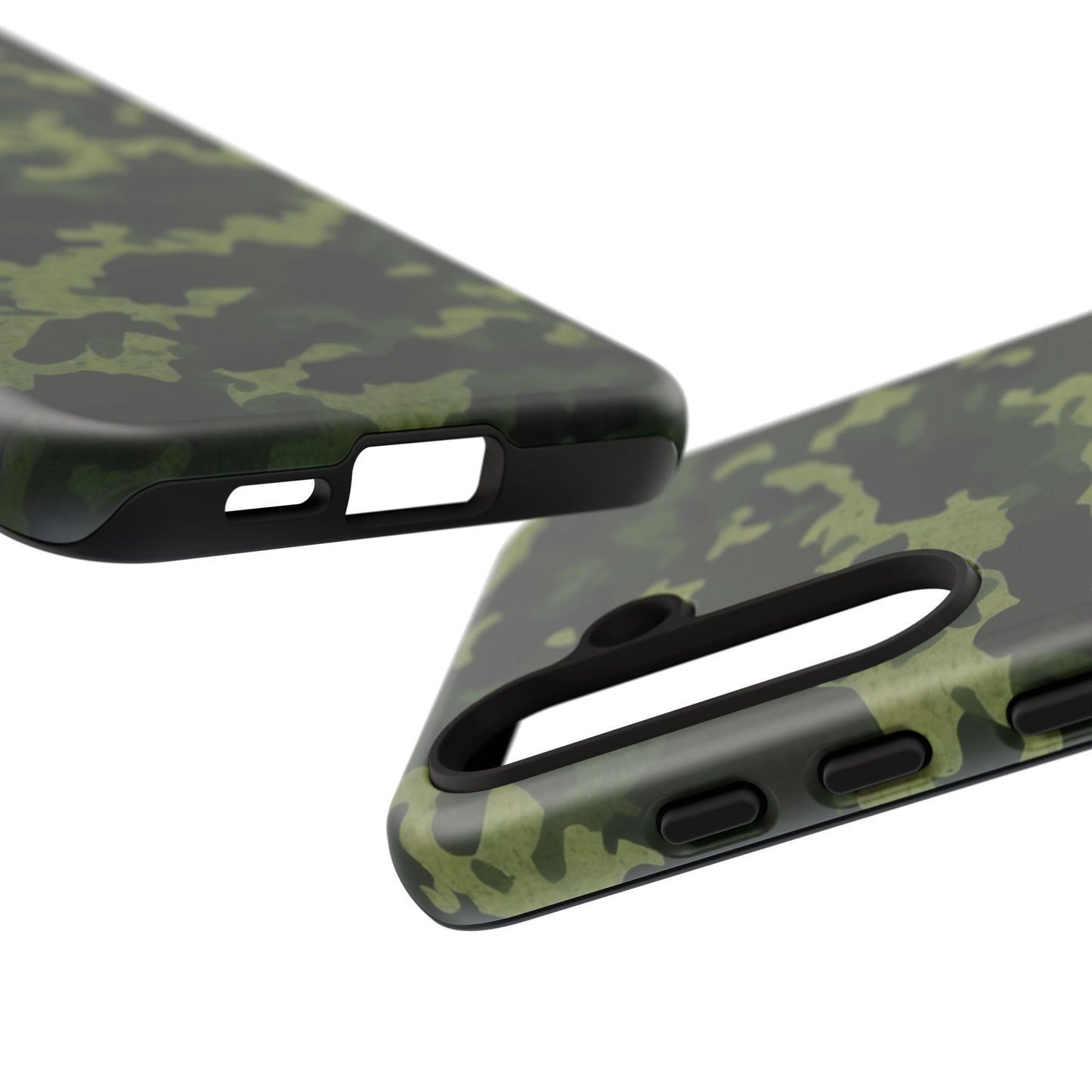 Dark Green Camouflage – Samsung Galaxy Case, Durable and Stylish