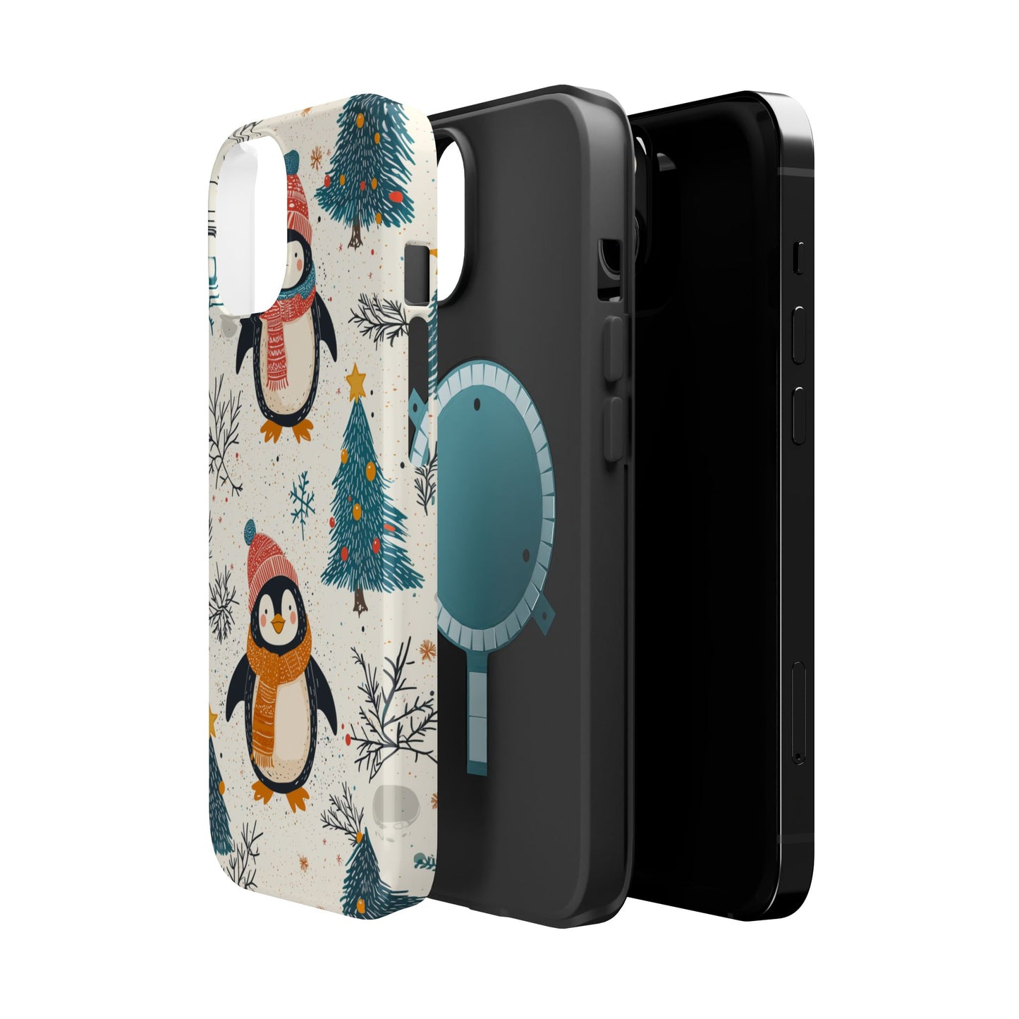 Snowy Christmas Cheer MagSafe iPhone Case