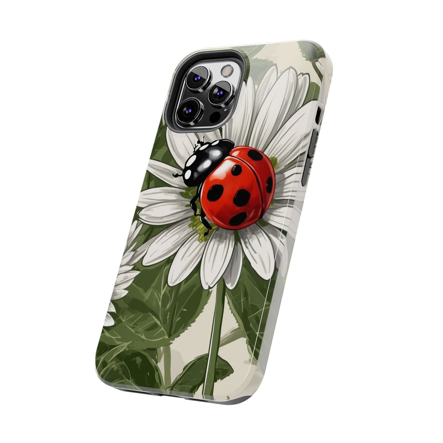 Ladybug & Daisy Garden Charm - iPhone Series Case