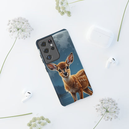 Samsung Galaxy Case – Enchanted Fawn Under the Moonlit Sky