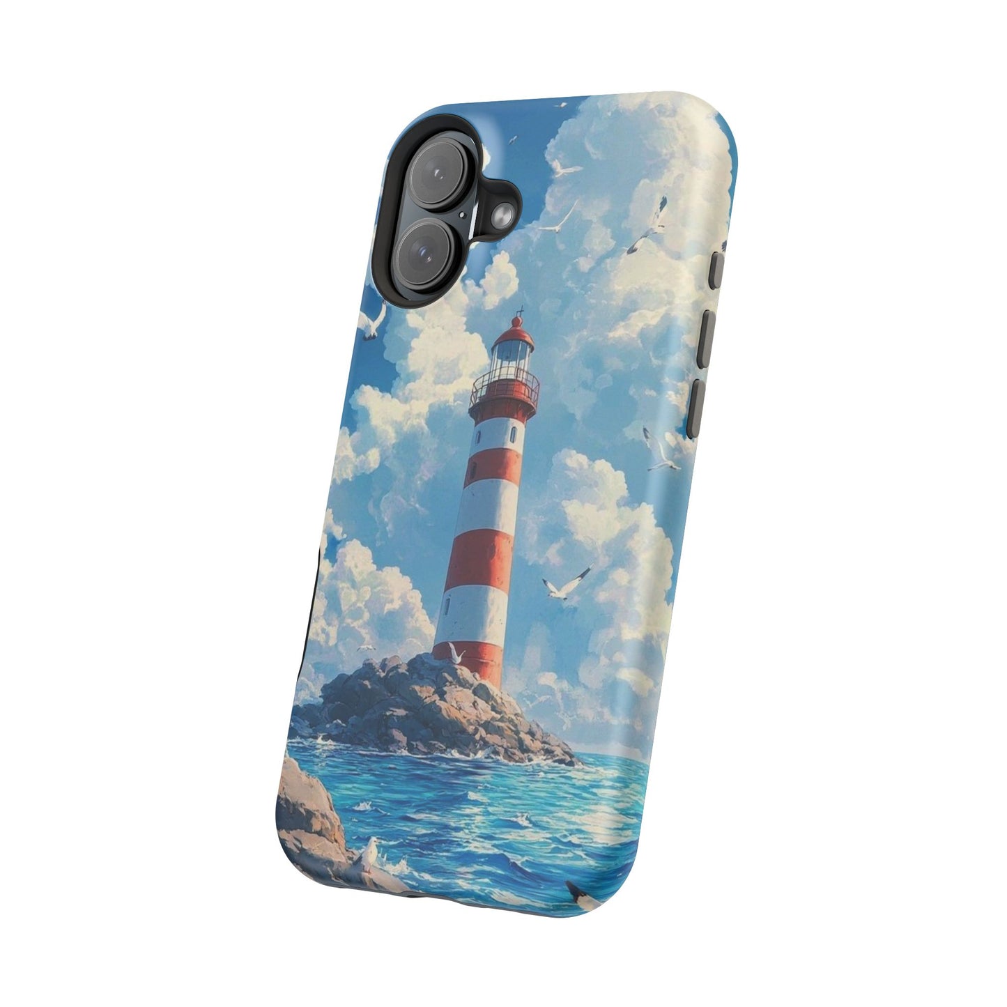 Iphone Case - Majestic Lighthouse Scene Design