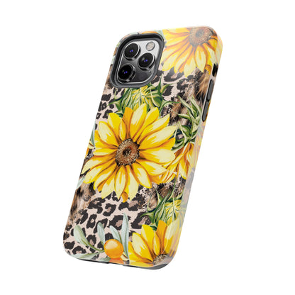 Leopard Sunflower Chic - iPhone Series Case