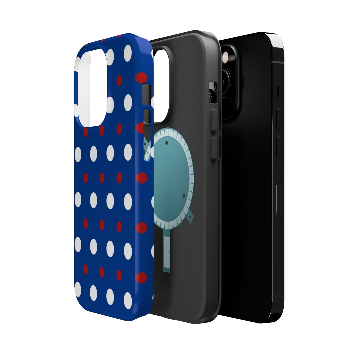 Patriotic Polka Dots – MagSafe iPhone Case