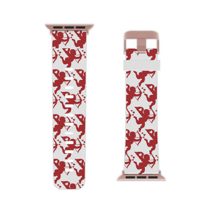  Red Cupid Love Pattern Apple Watch Band