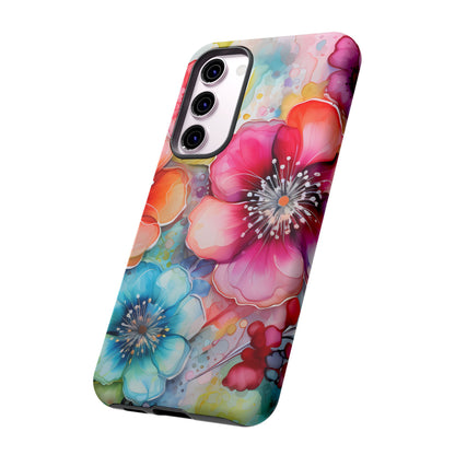 Vibrant Watercolor Floral Garden - Samsung Galaxy Series Case