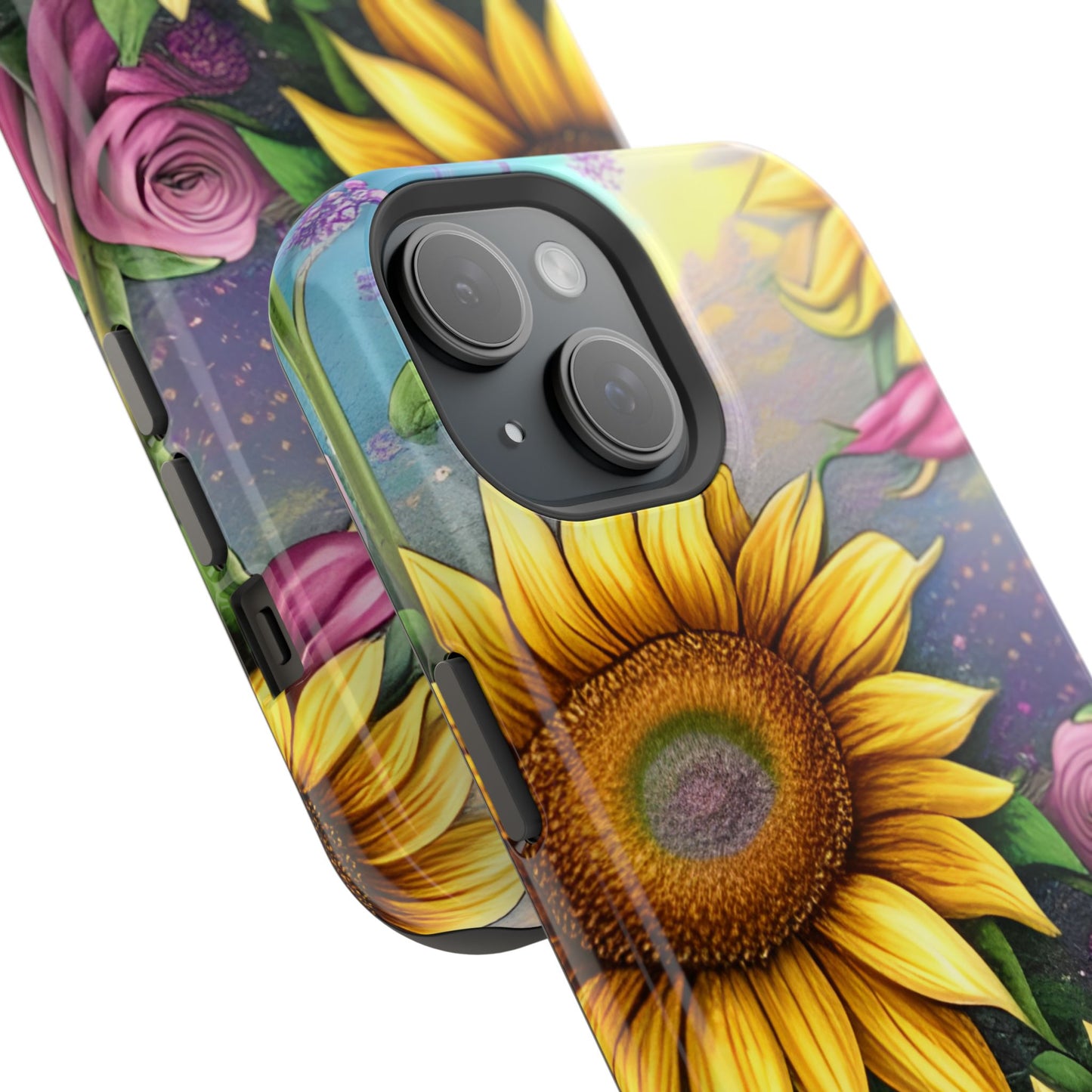 Whimsical Sunflower & Rose Garden - MagSafe iPhone Series Case