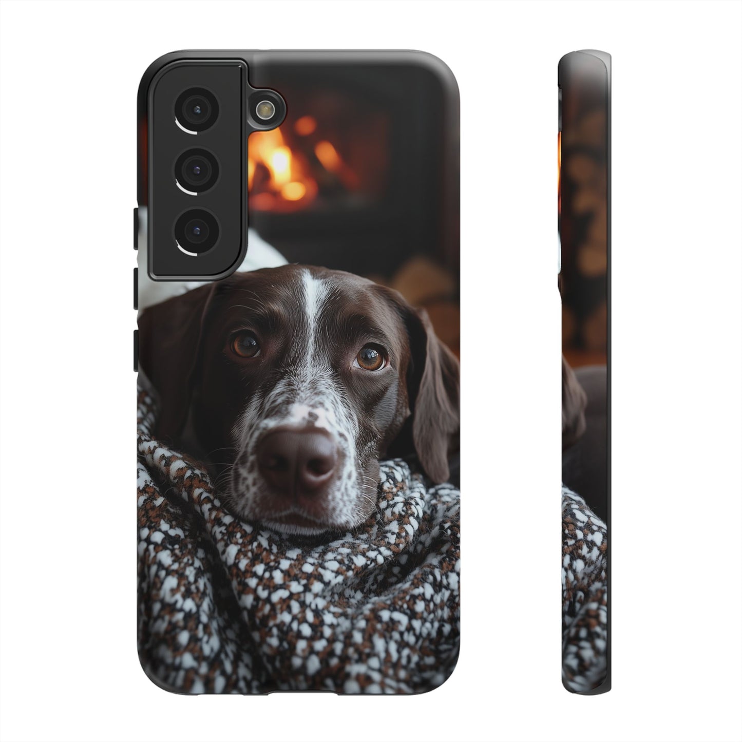 Relaxed German Shorthaired Pointer Samsung Galaxy Case – Rustic Charm Protective Cover