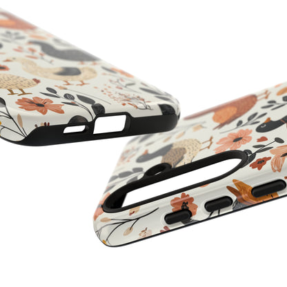 Vintage Duck Case – Floral & Leaf Design