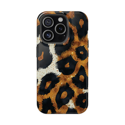 Safari Noir Gold Leopard iPhone Case