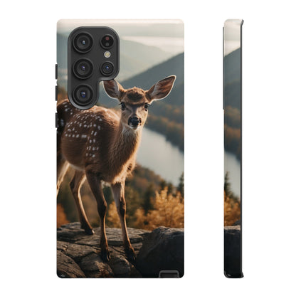 Whimsical Fawn in a Sunlit Forest iPhone Case