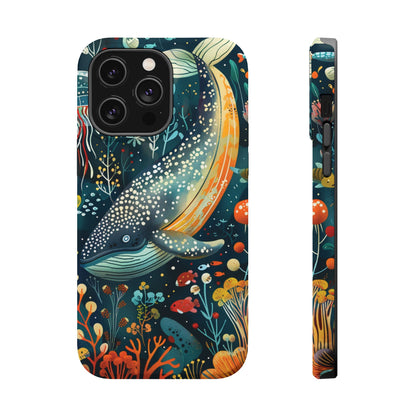 Oceanic Elegance Whale iPhone Case