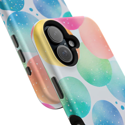 Pastel Galaxy Bubbles  MagSafe iPhone Case – Slim Design, Glossy Finish