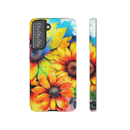 Vibrant Sunflower Splash - Samsung Galaxy Series Case