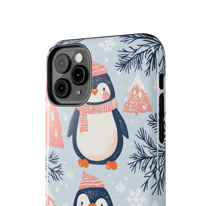 Penguin in Winter Wonderland iPhone Case