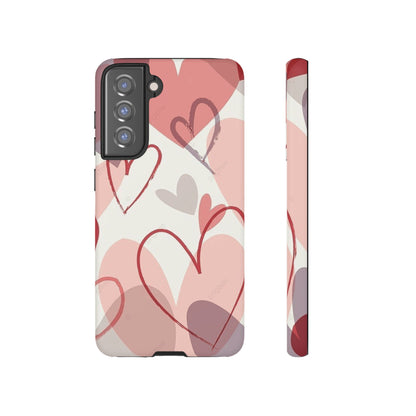 Romantic Red Hearts Samsung Galaxy Case