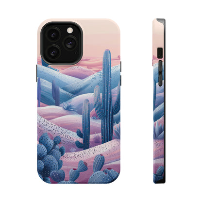 Desert Oasis MagSafe Case for iPhone – Cactus & Western Landscape Design for iPhone 15, 14 Pro Max, 13, and More!