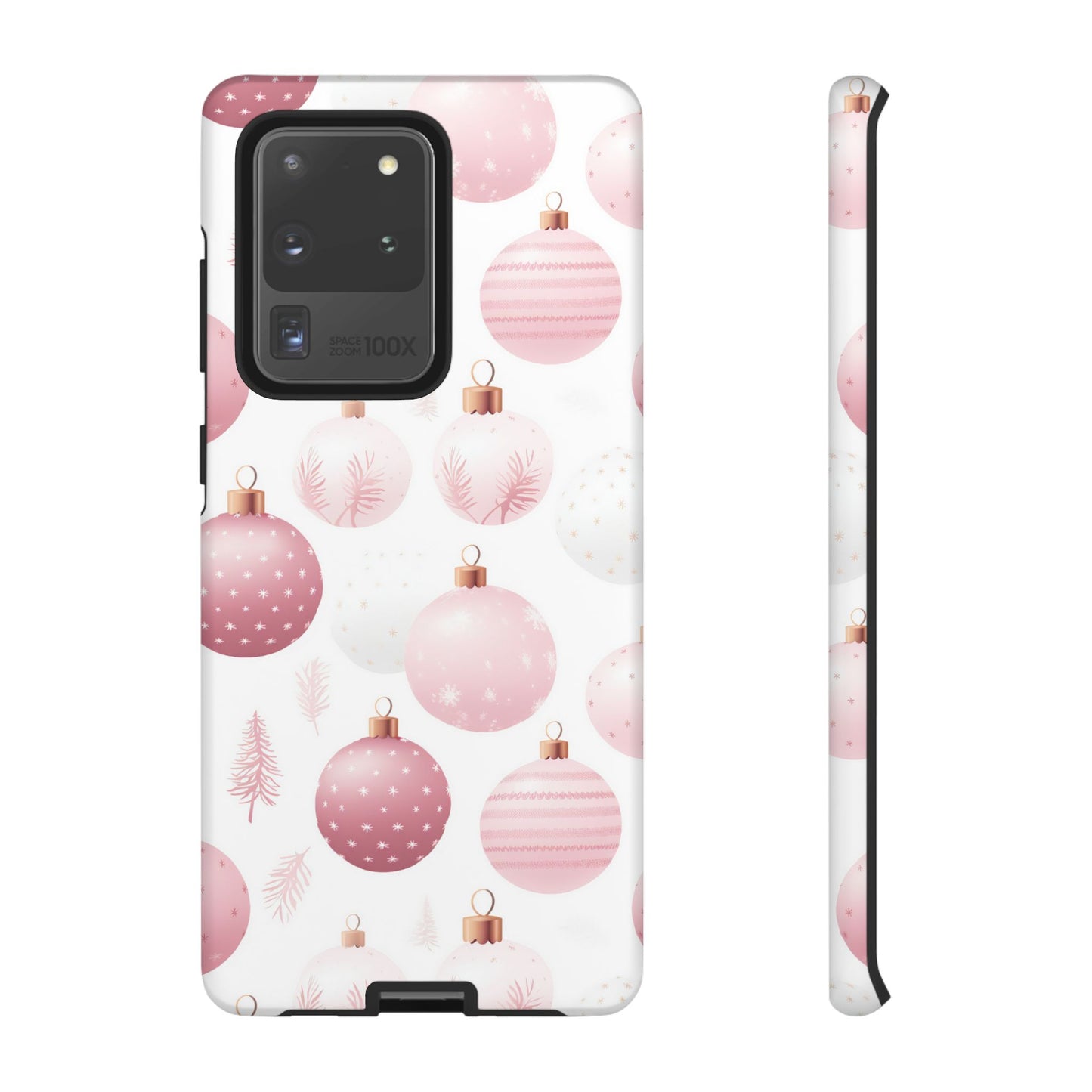 Samsung Galaxy Case: Merry in Pink – Christmas Balls