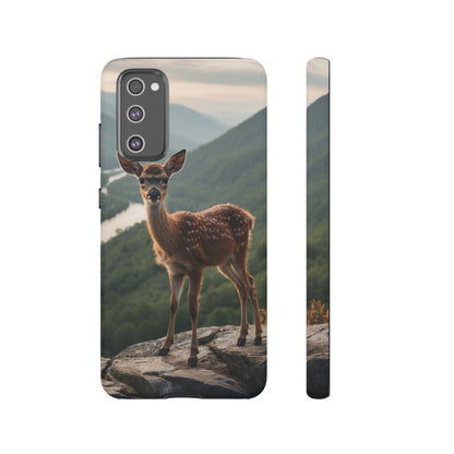 Majestic Fawn Overlooking Mountain Vista Samsung Galaxy Case