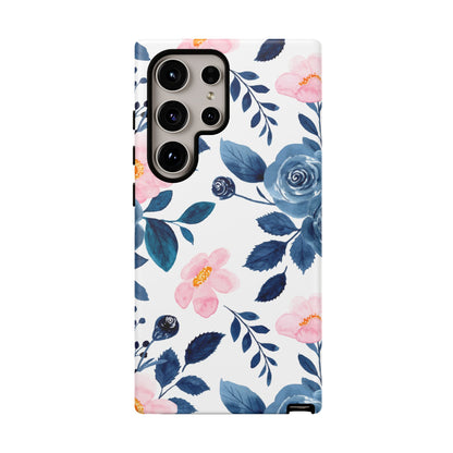 Pastel Garden Charm – Samsung Galaxy Case with Delicate Floral Design