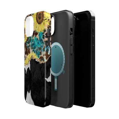 Rustic Sunflower Leopard Glam - MagSafe iPhone Series Case