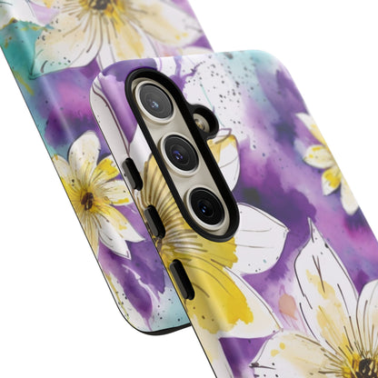 Abstract Floral Watercolor Splash - Samsung Galaxy Series Case