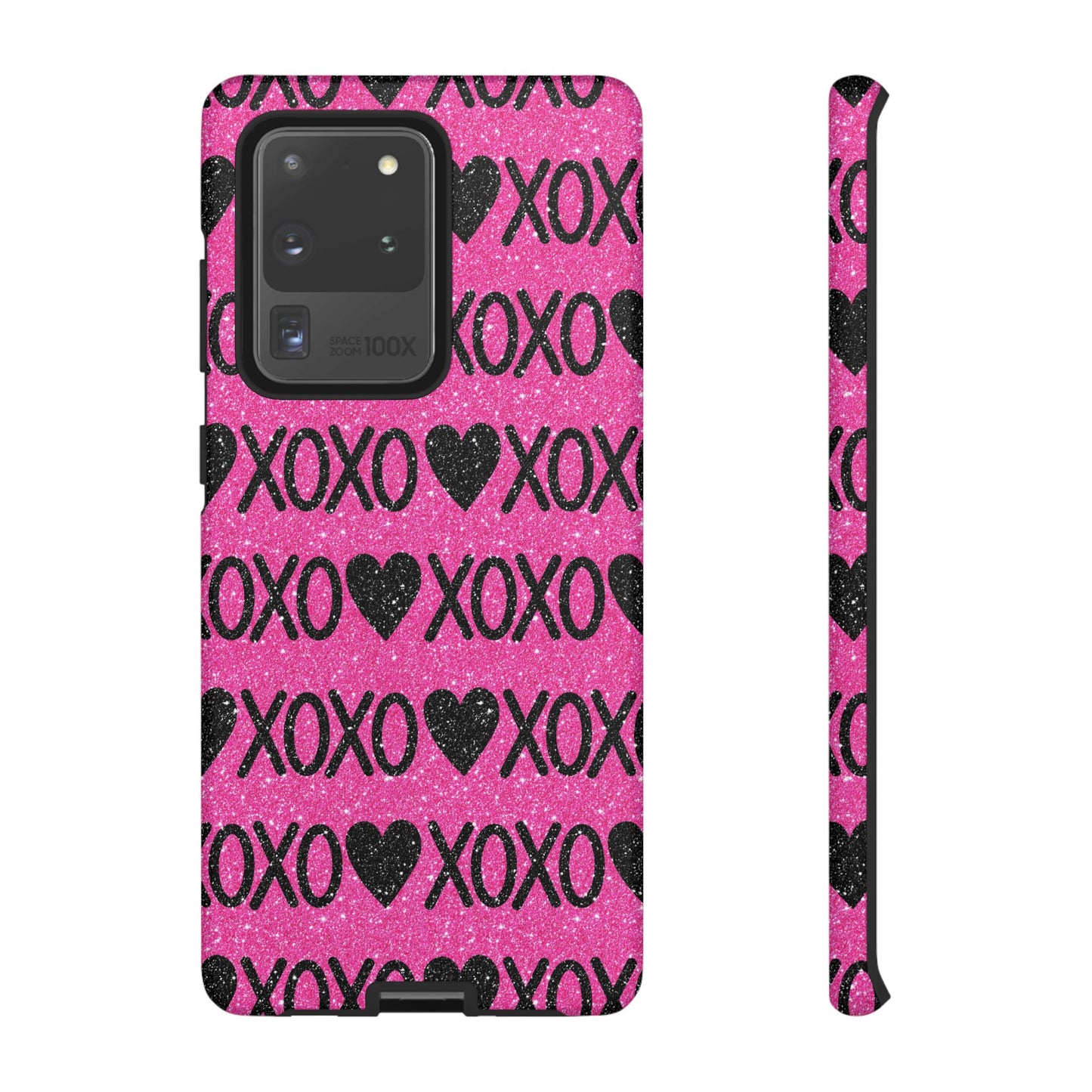 XOXO Glitter Hearts Samsung Case