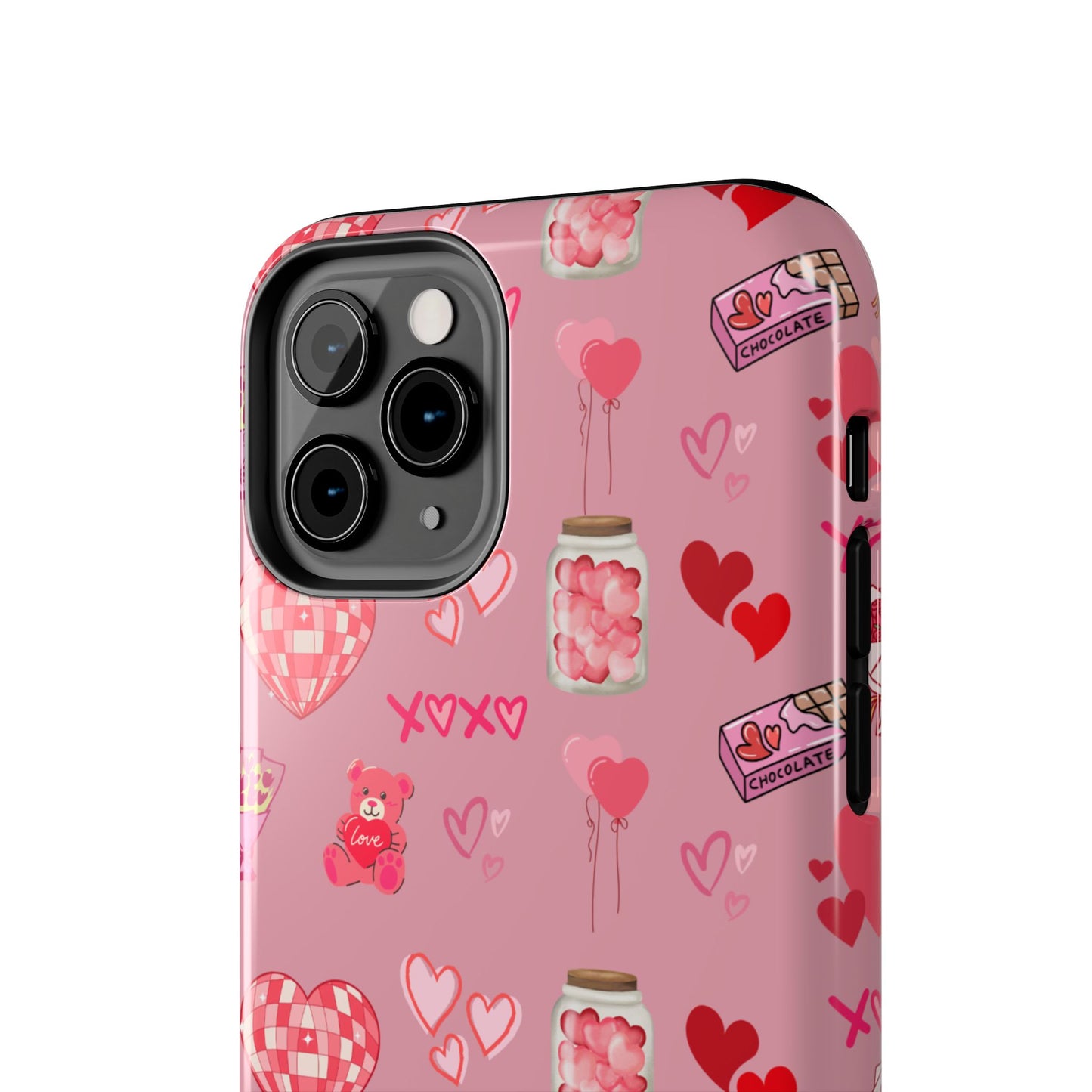 Pink Valentine Love Collage – iPhone Case