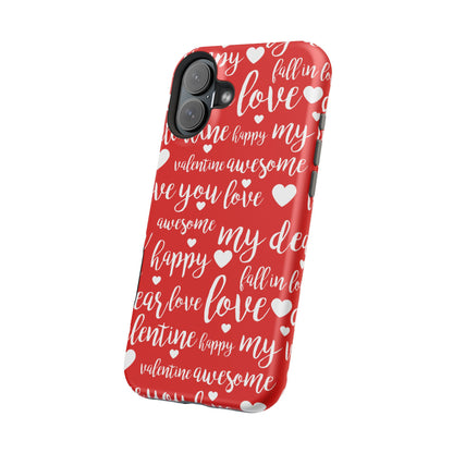 Valentine Words Pattern – MagSafe Case