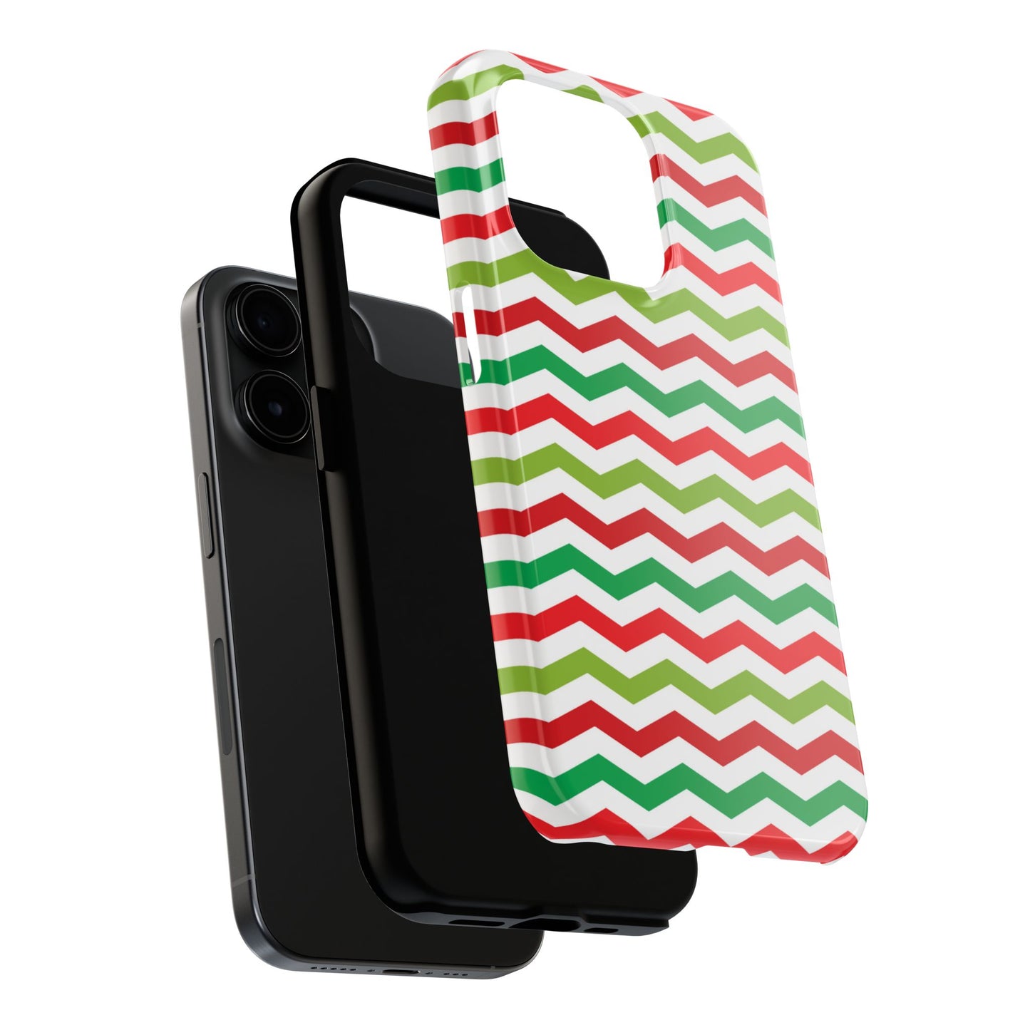 Vibrant Fiesta Chevron – Yellow Green, Green & Red Geometric Case