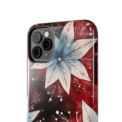 Winter Bloom Poinsettia – iPhone Case